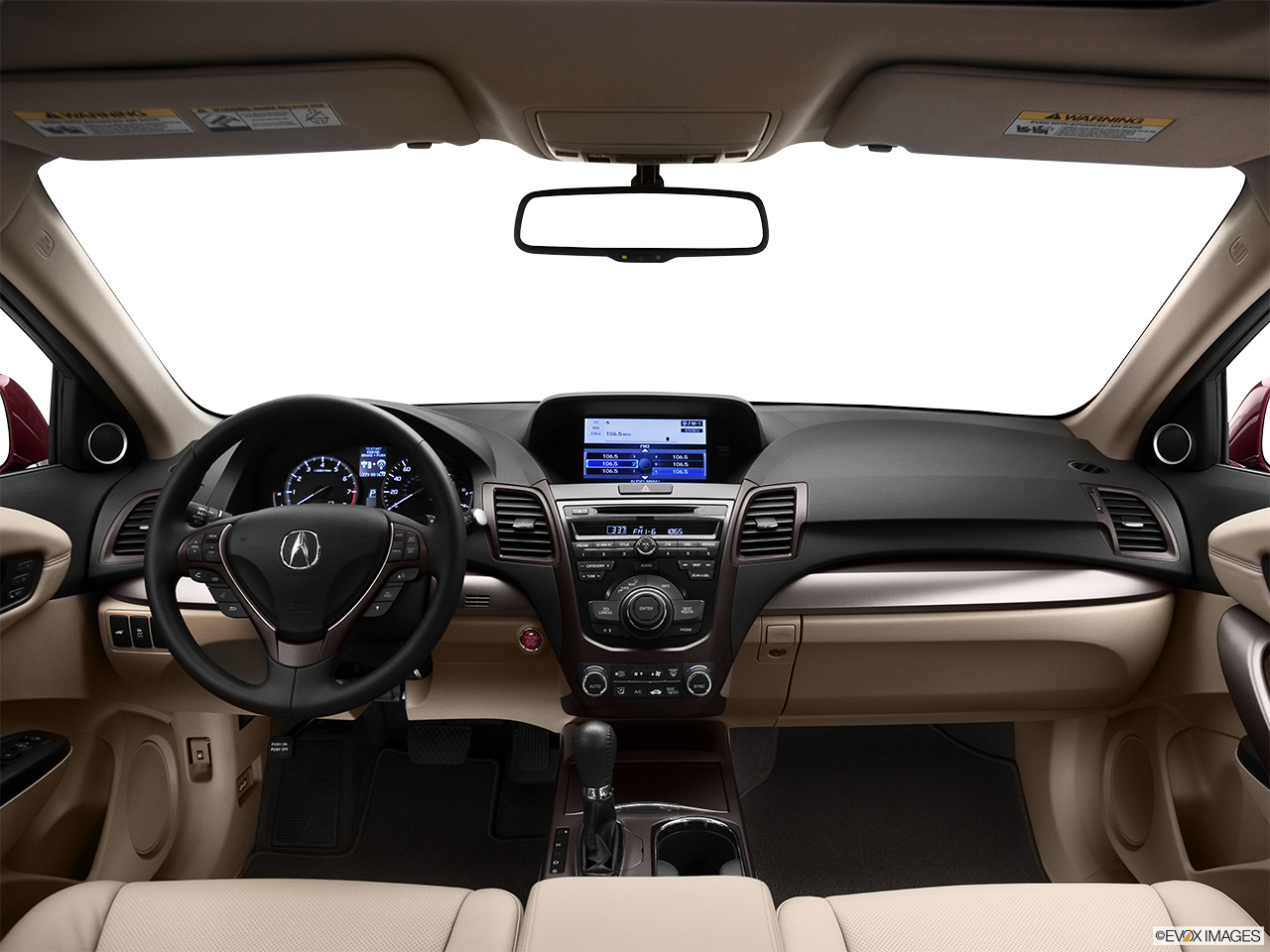 2013 Acura RDX AWD Centered wide dash shot 