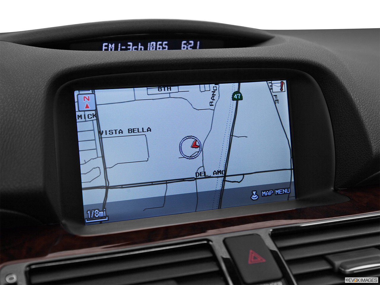 2012 Acura RL RL Driver position view of navigation system. 