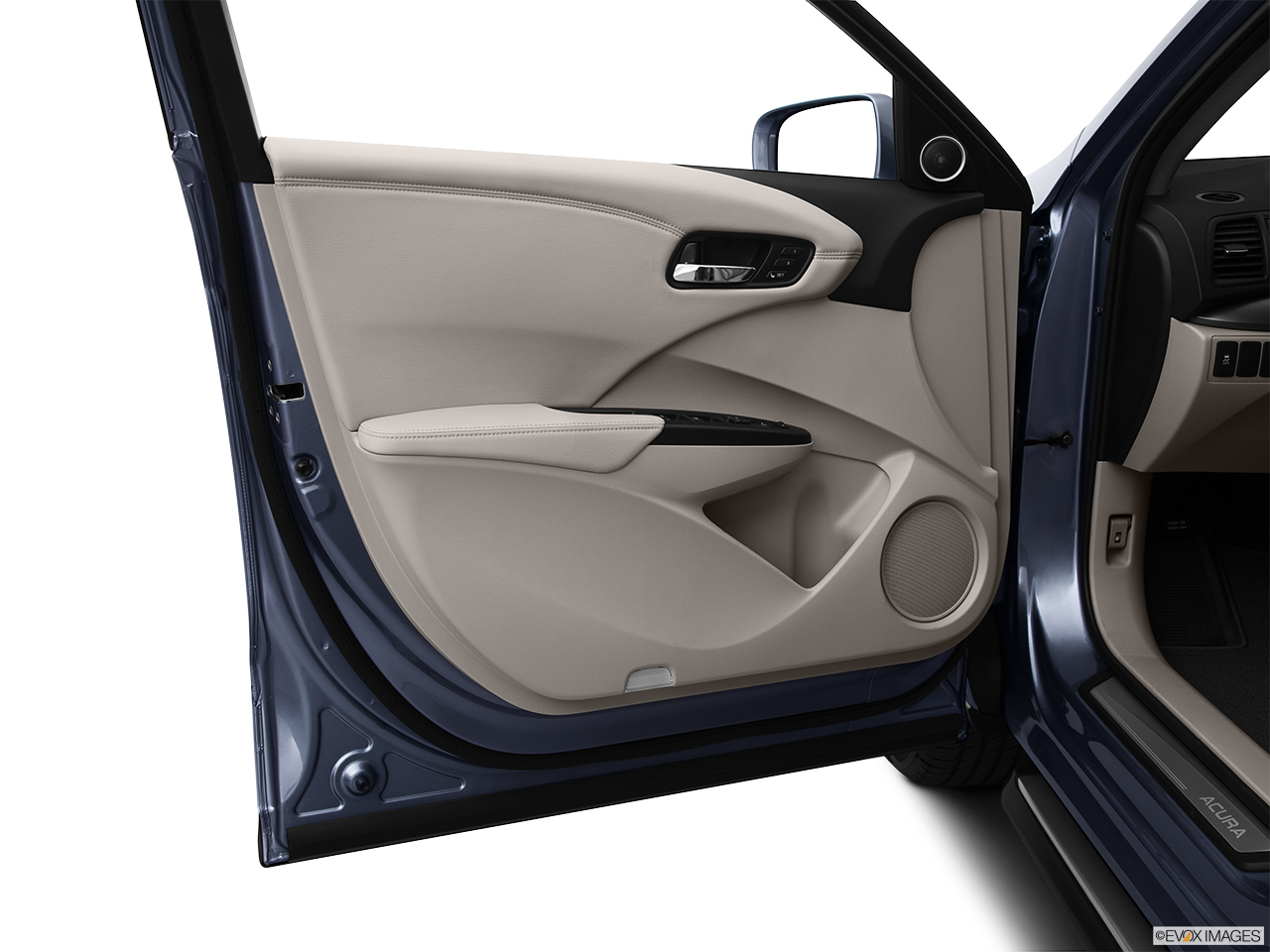 2013 Acura RDX Base Inside of driver's side open door, window open. 