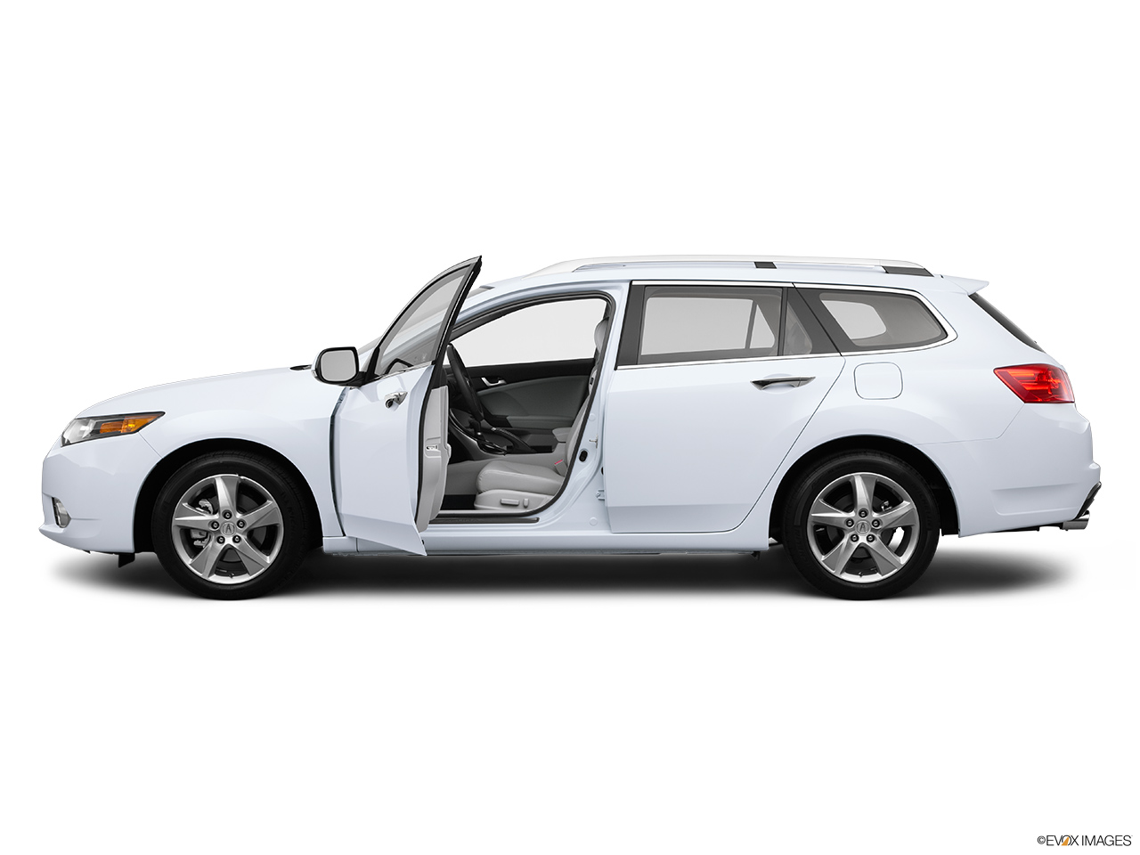 2012 Acura TSX Base Driver's side profile with drivers side door open. 