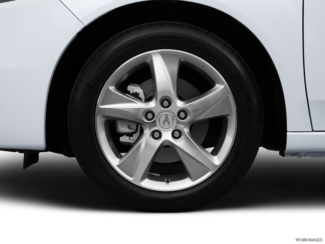 2012 Acura TSX Base Front Drivers side wheel at profile. 