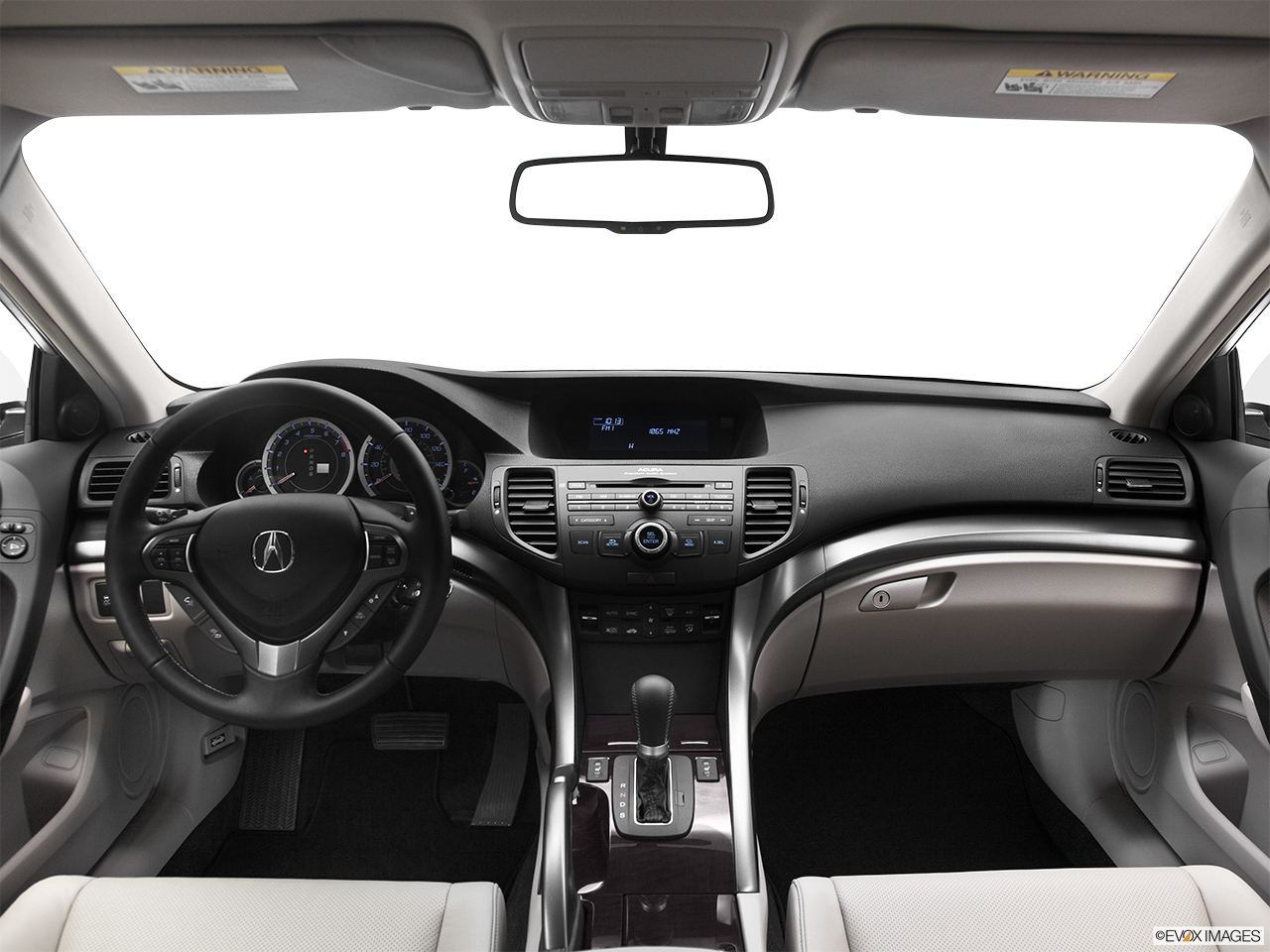 2012 Acura TSX Base Centered wide dash shot 