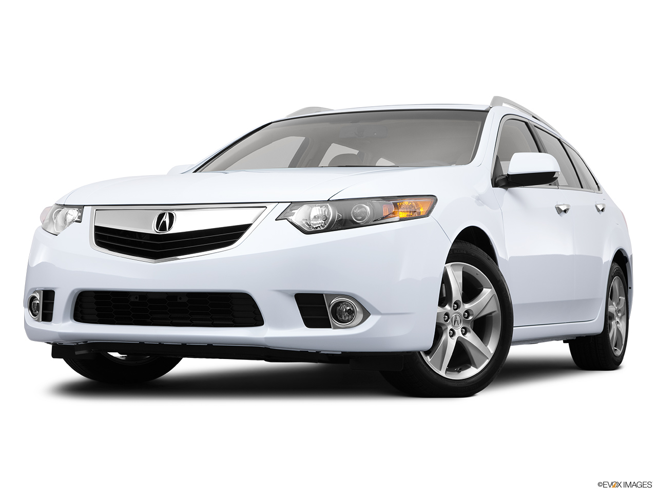 2012 Acura TSX Base Front angle view, low wide perspective. 