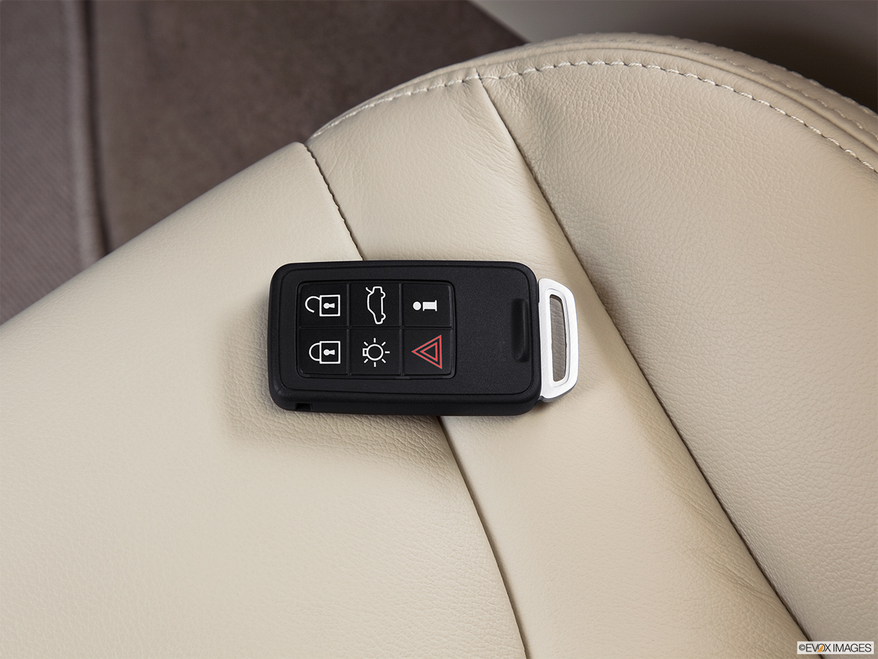 2013 Volvo S60 T5 FWD Premier Key fob on driver's seat. 