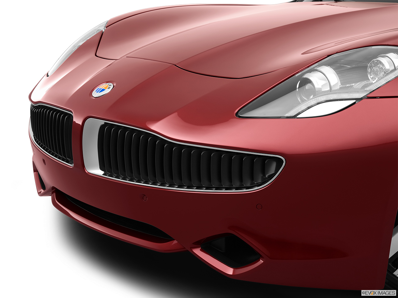 2012 Fisker Karma EcoChic Close up of Grill. 