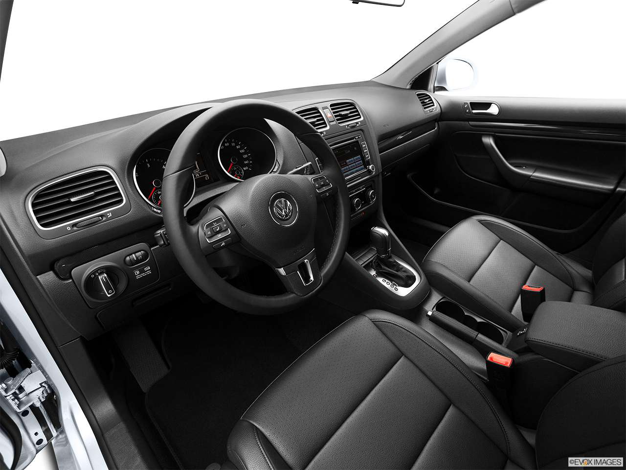 2013 Volkswagen Jetta SportWagen TDI Interior Hero (driver's side). 