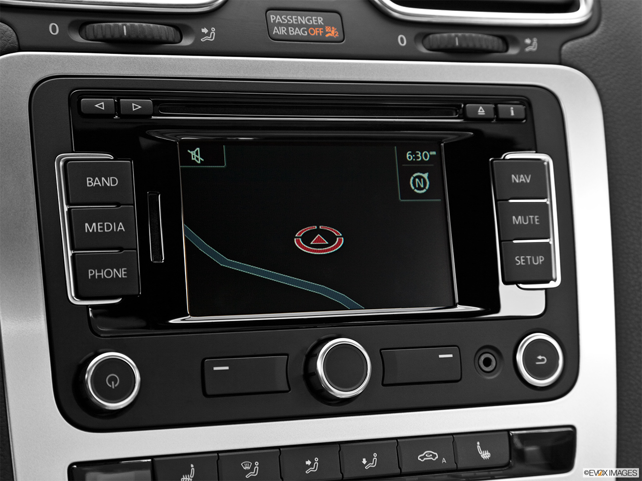 2013 Volkswagen Eos Lux Driver position view of navigation system. 