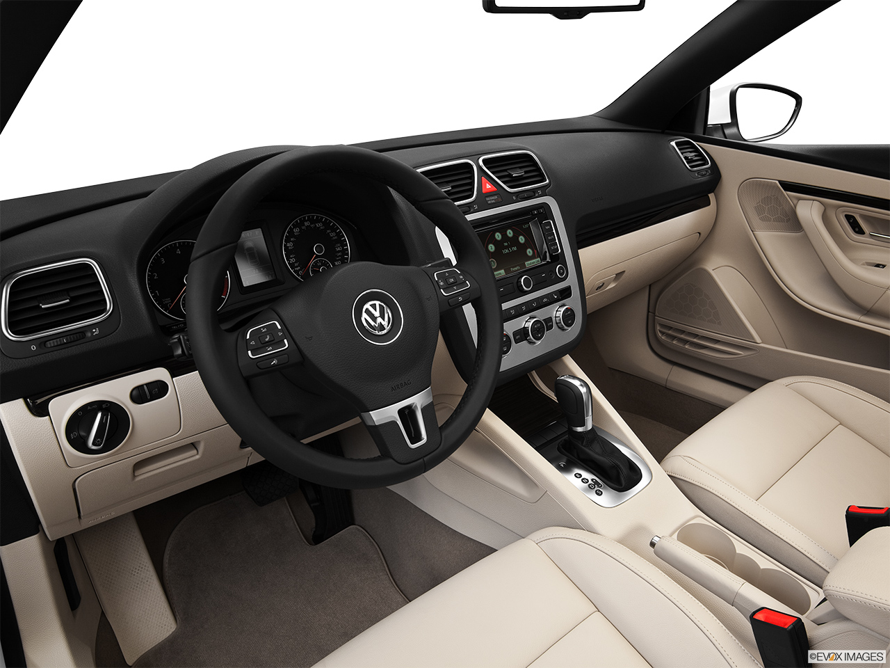 2013 Volkswagen Eos Lux Interior Hero (driver's side). 