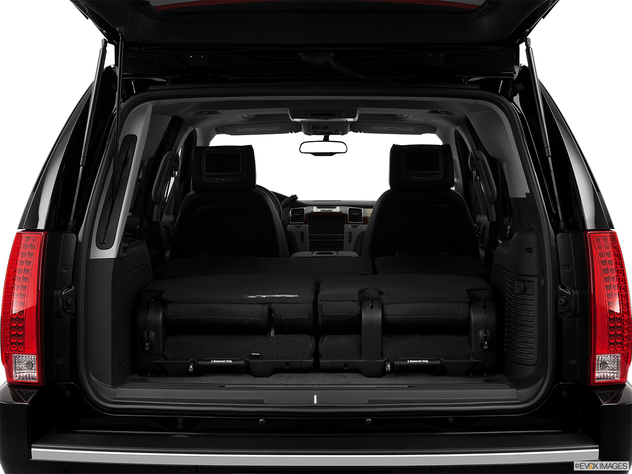 2013 Cadillac Escalade Hybrid Platinum Hatchback & SUV rear angle. 