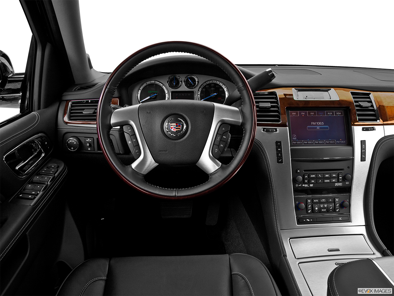 2013 Cadillac Escalade Hybrid Platinum Steering wheel/Center Console. 