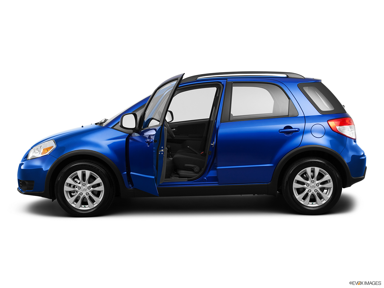2013 Suzuki SX4 AWD Crossover Premium AT AWD Driver's side profile with drivers side door open. 