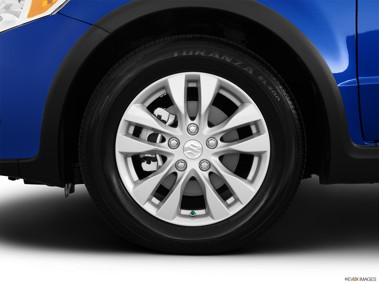 2013 Suzuki SX4 AWD Crossover Premium AT AWD Front Drivers side wheel at profile. 