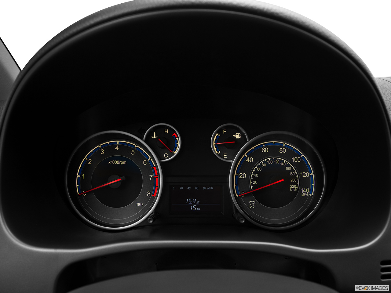 2013 Suzuki SX4 AWD Crossover Premium AT AWD Speedometer/tachometer. 