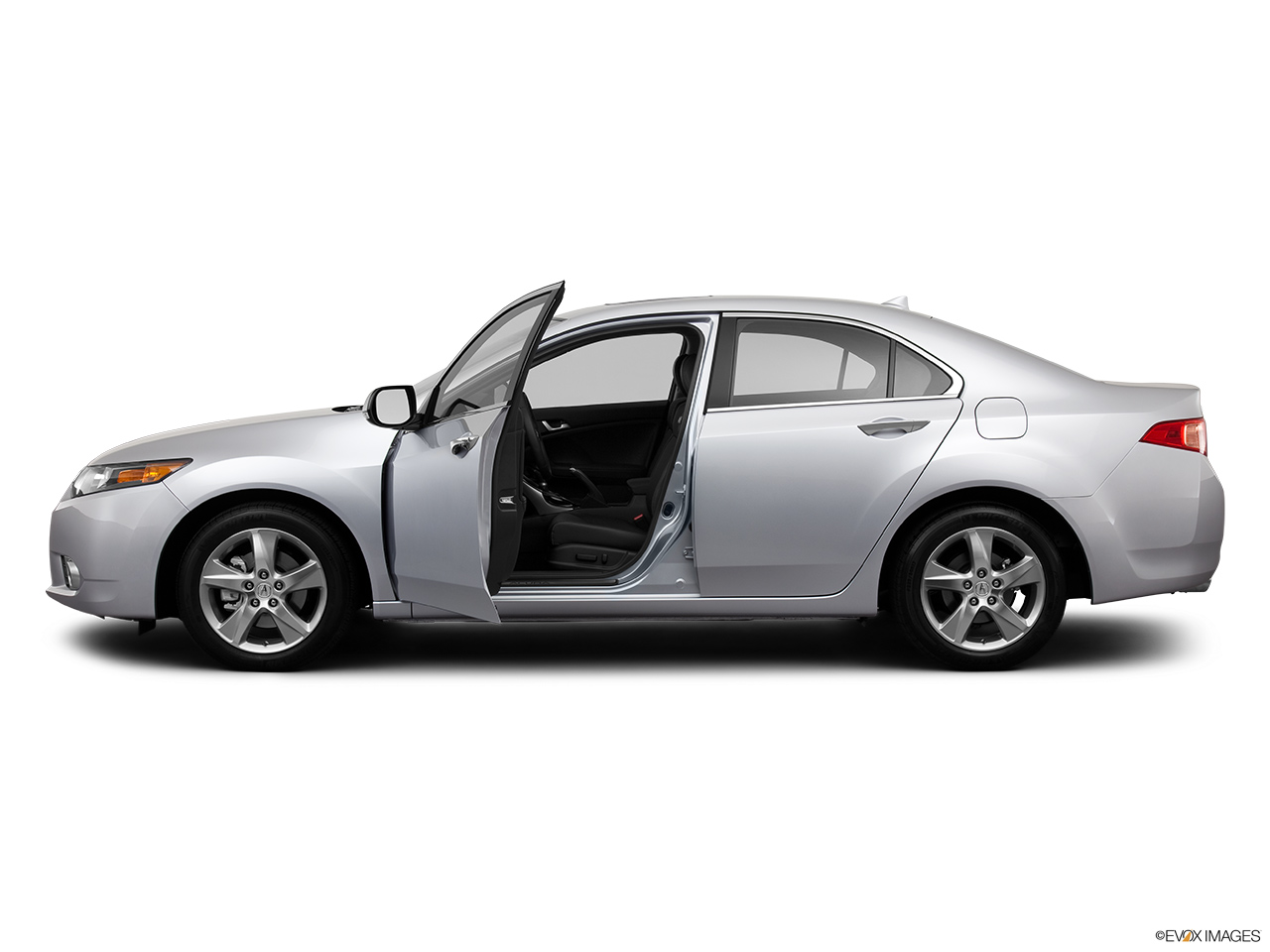 2013 Acura TSX 5-speed Automatic Driver's side profile with drivers side door open. 