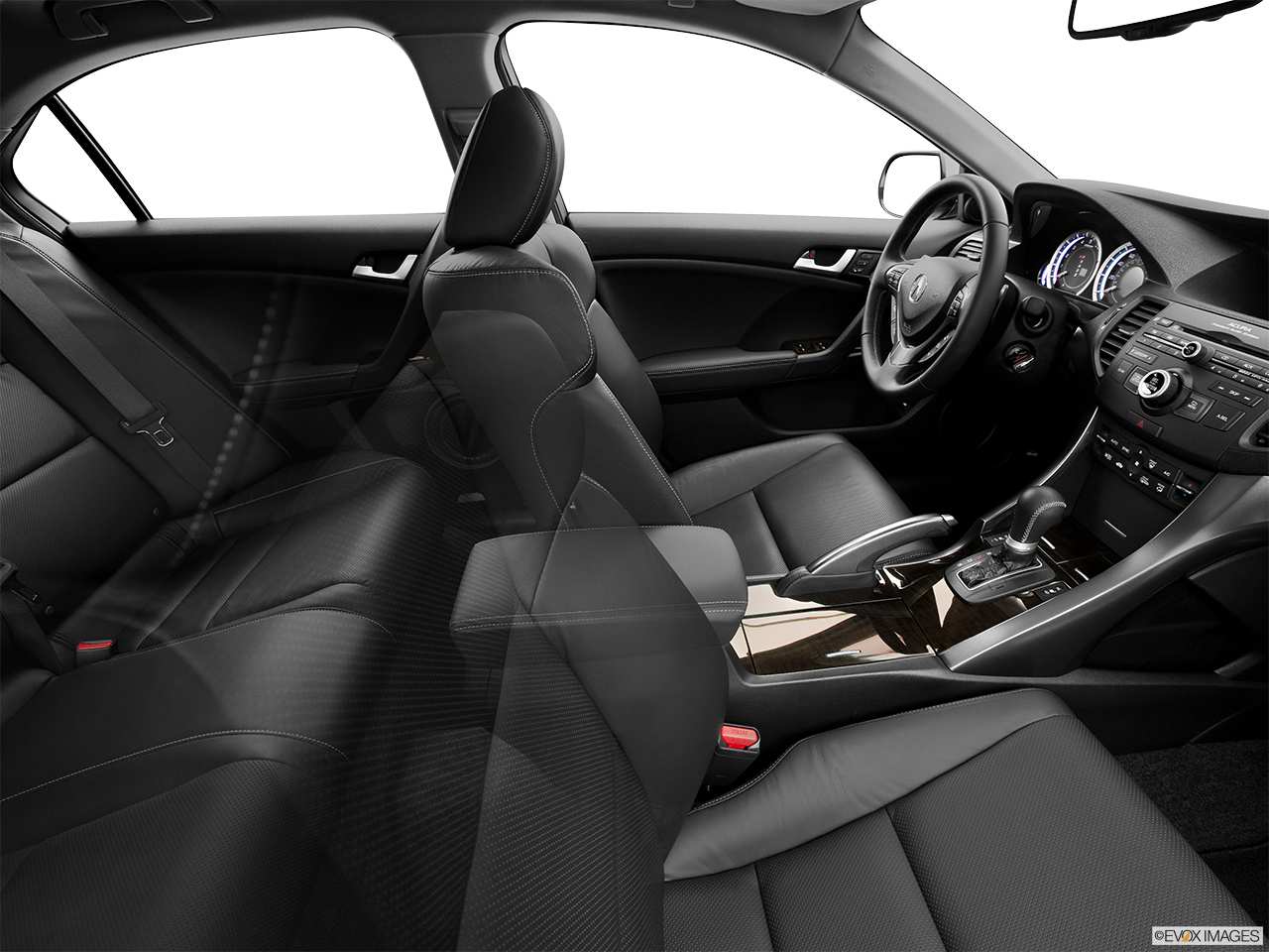 2013 Acura TSX 5-speed Automatic Fake Buck Shot - Interior from Passenger B pillar. 