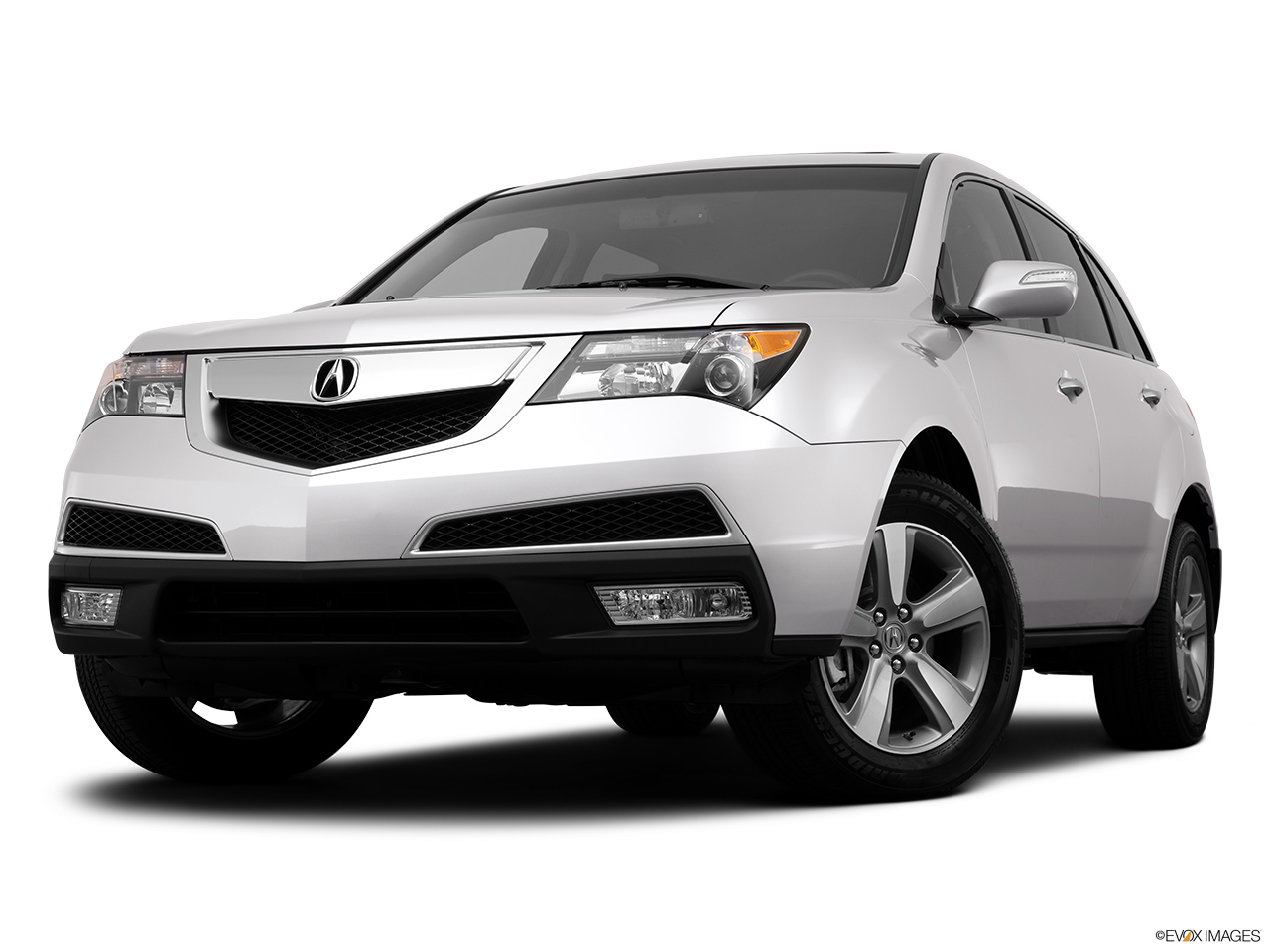 2013 Acura MDX Base Front angle view, low wide perspective. 