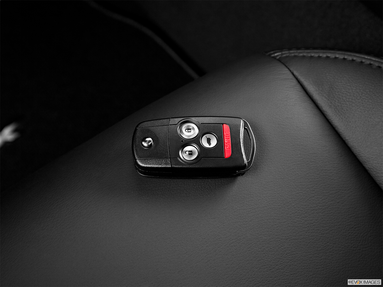2013 Acura MDX Base Key fob on driver's seat. 