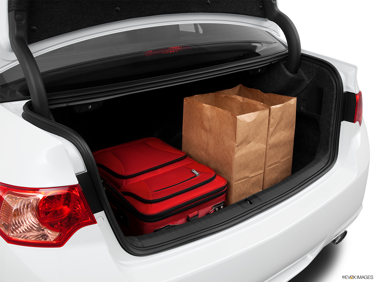 2013 Acura TSX Special Edition 5-Speed Automatic Trunk props. 