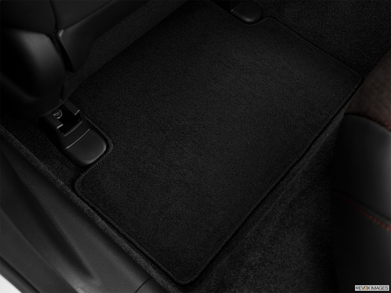 2013 Acura TSX Special Edition 5-Speed Automatic Rear driver's side floor mat. Mid-seat level from outside looking in. 