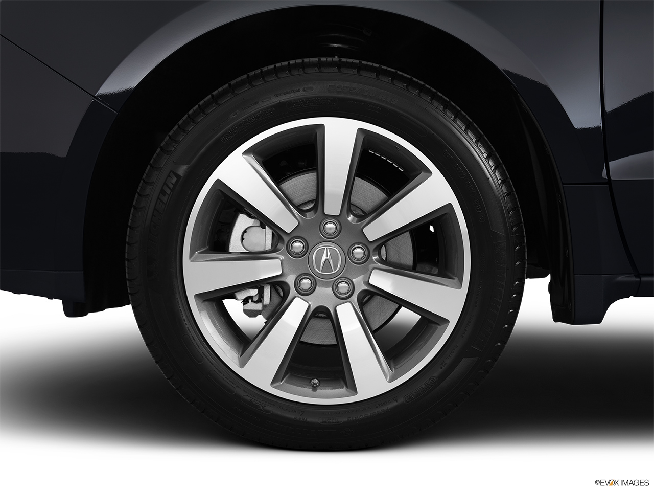 2013 Acura ZDX Base Front Drivers side wheel at profile. 