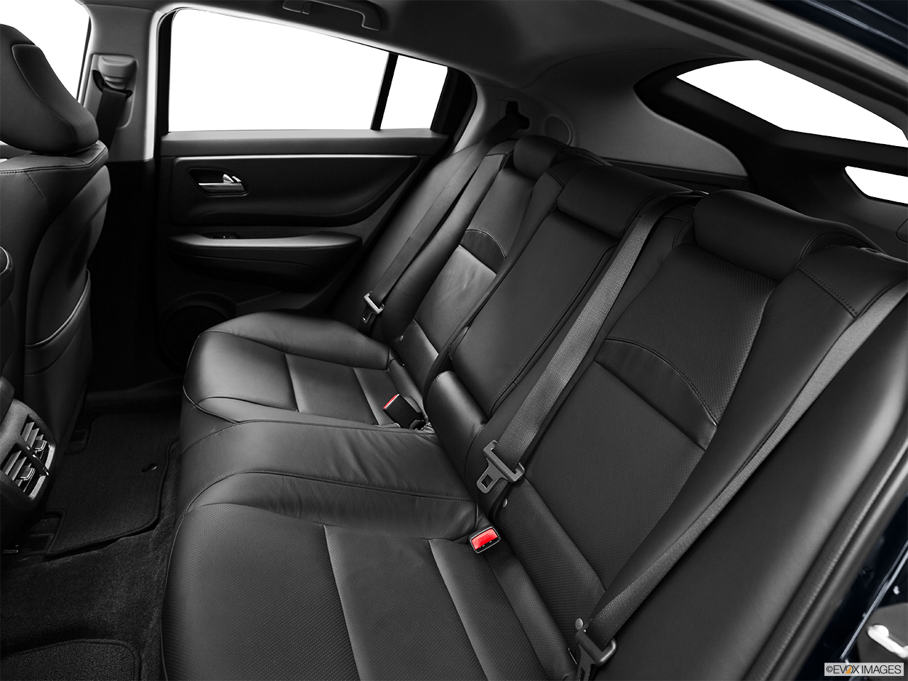 2013 Acura ZDX Base Rear seats from Drivers Side. 