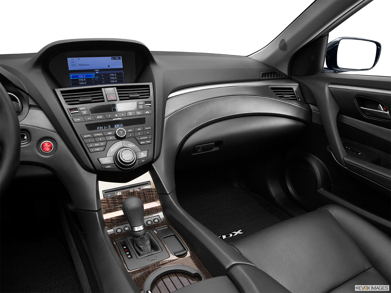 2013 Acura ZDX Base Center Console/Passenger Side. 