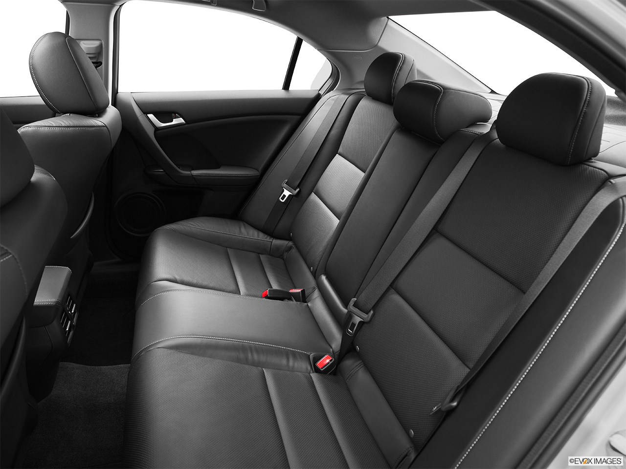 2013 Acura TSX 5-Speed Automatic Rear seats from Drivers Side. 