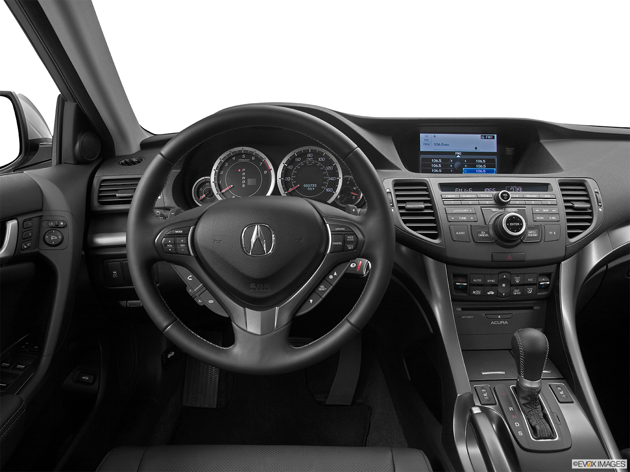2013 Acura TSX 5-Speed Automatic Steering wheel/Center Console. 