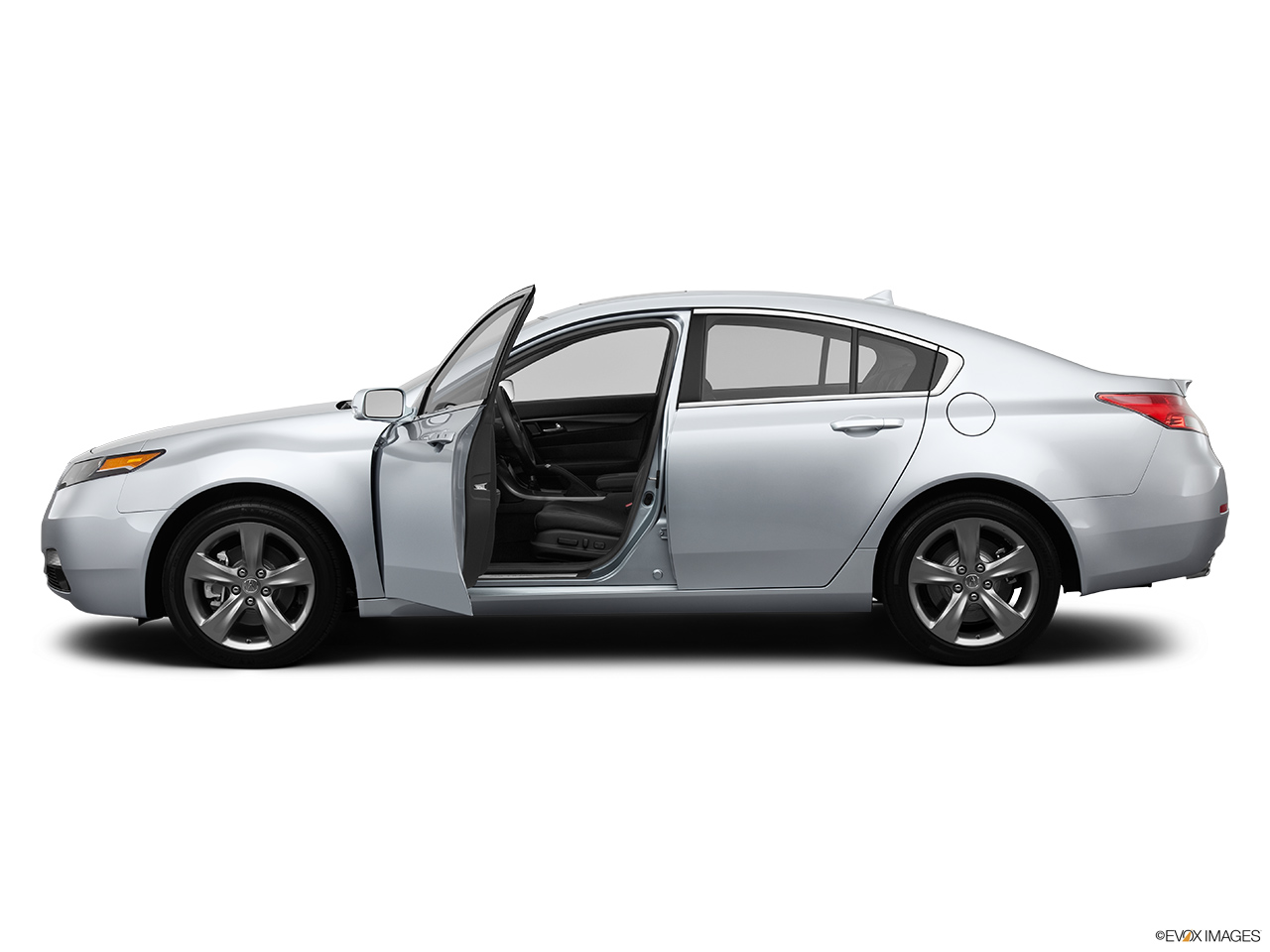 2013 Acura TL SH-AWD Driver's side profile with drivers side door open. 