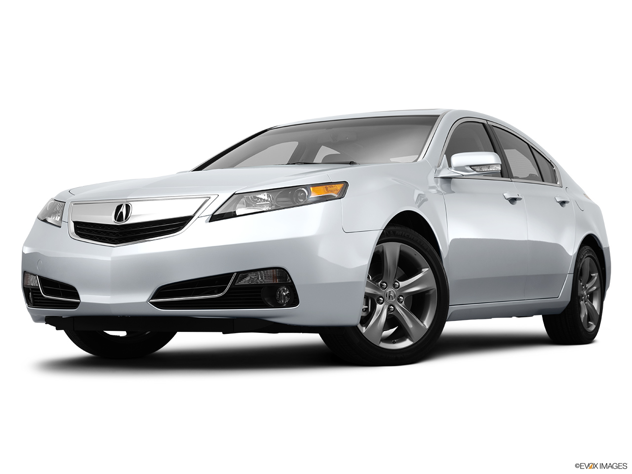 2013 Acura TL SH-AWD Front angle view, low wide perspective. 