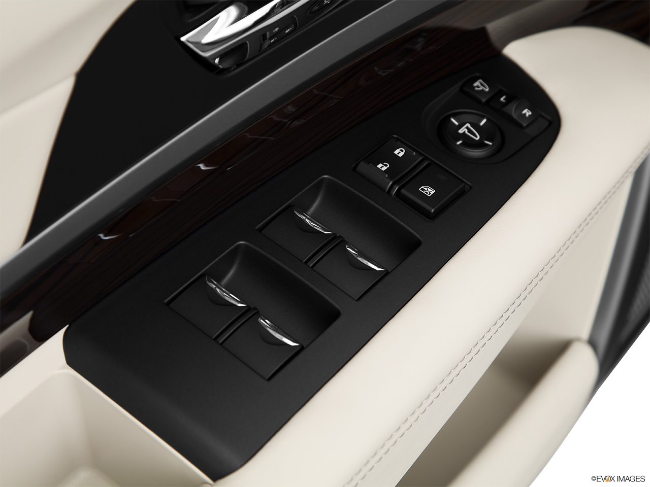 2014 Acura RLX Base Driver's side inside window controls. 