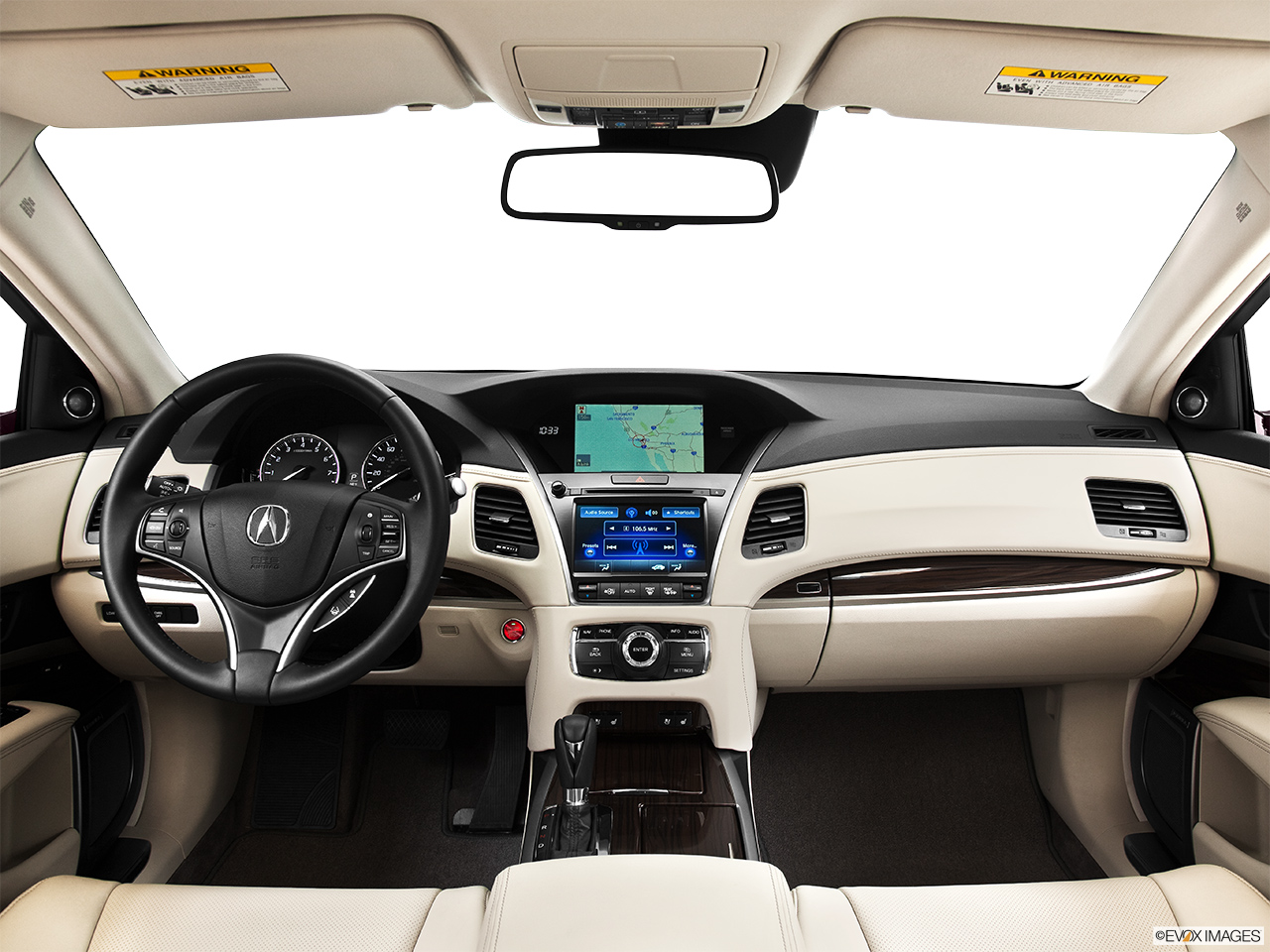2014 Acura RLX Base Centered wide dash shot 