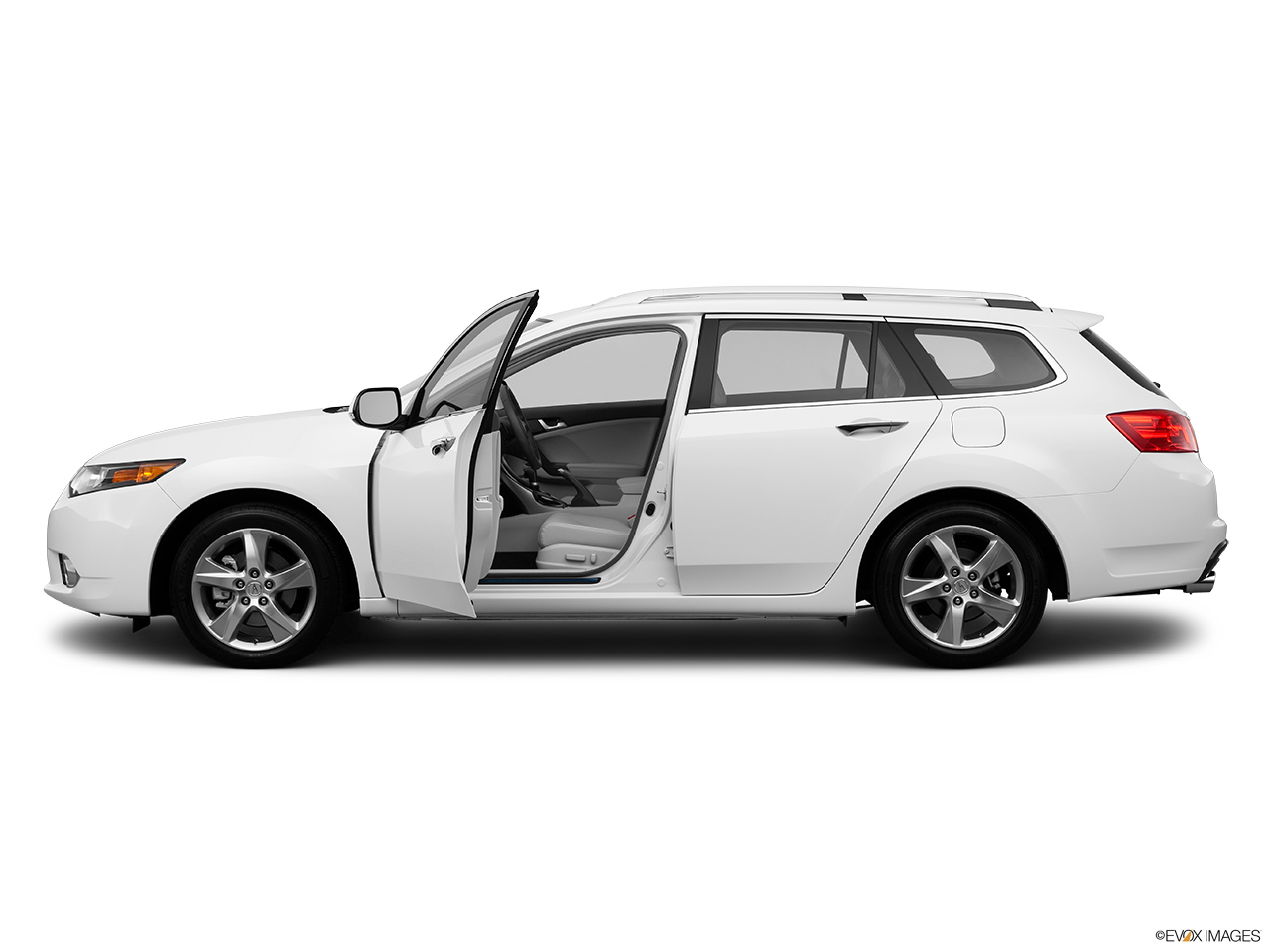 2013 Acura TSX Sport Wagon Base Driver's side profile with drivers side door open. 