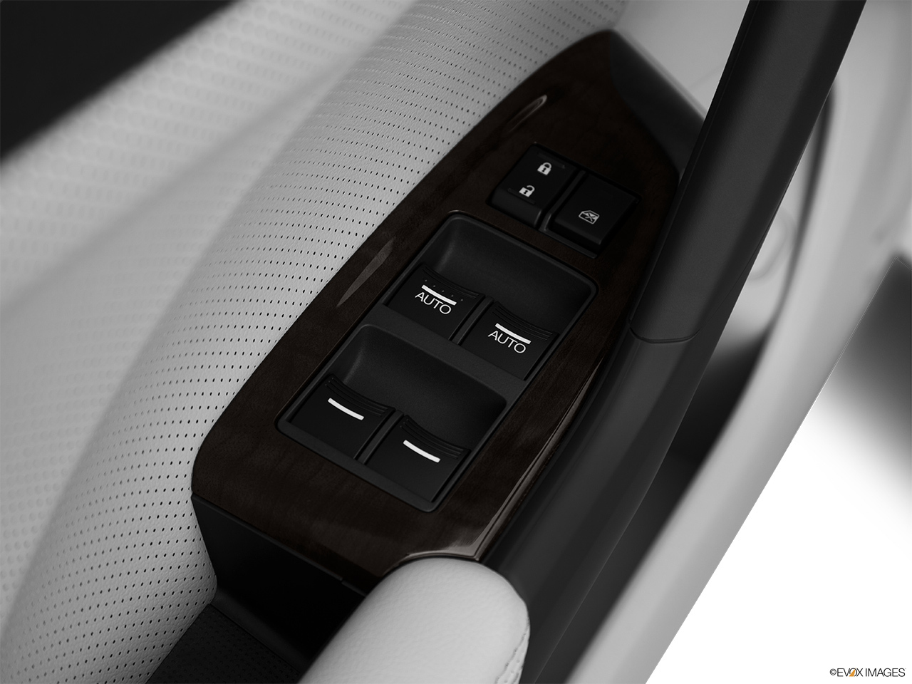 2013 Acura TSX Sport Wagon Base Driver's side inside window controls. 