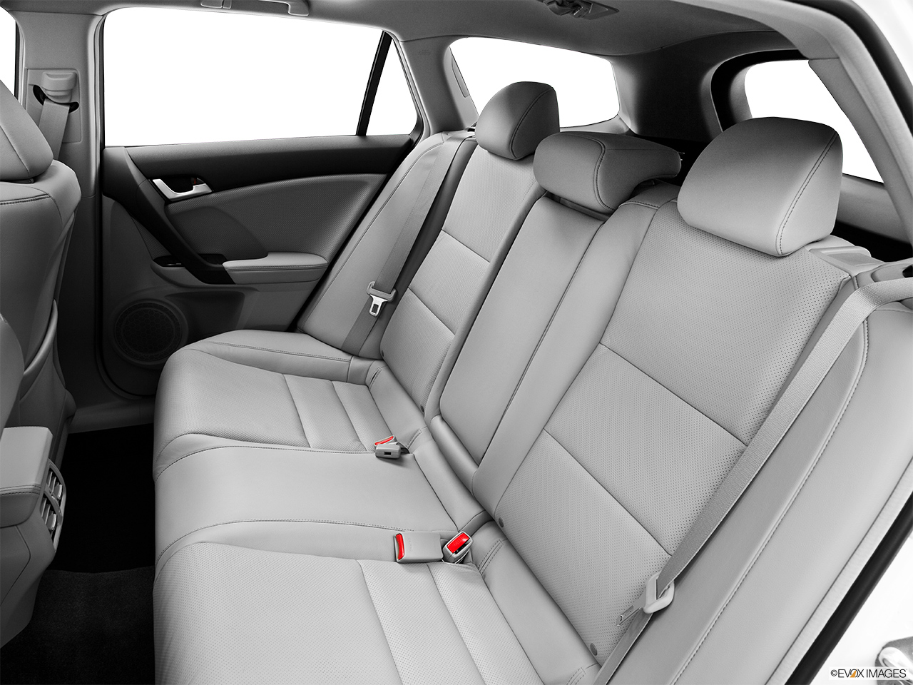 2013 Acura TSX Sport Wagon Base Rear seats from Drivers Side. 