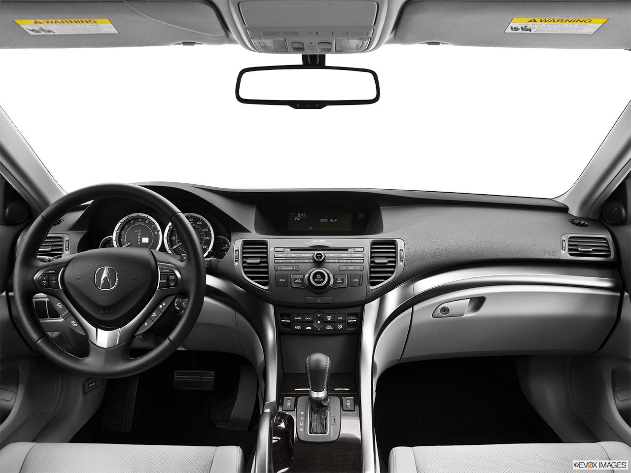 2013 Acura TSX Sport Wagon Base Centered wide dash shot 