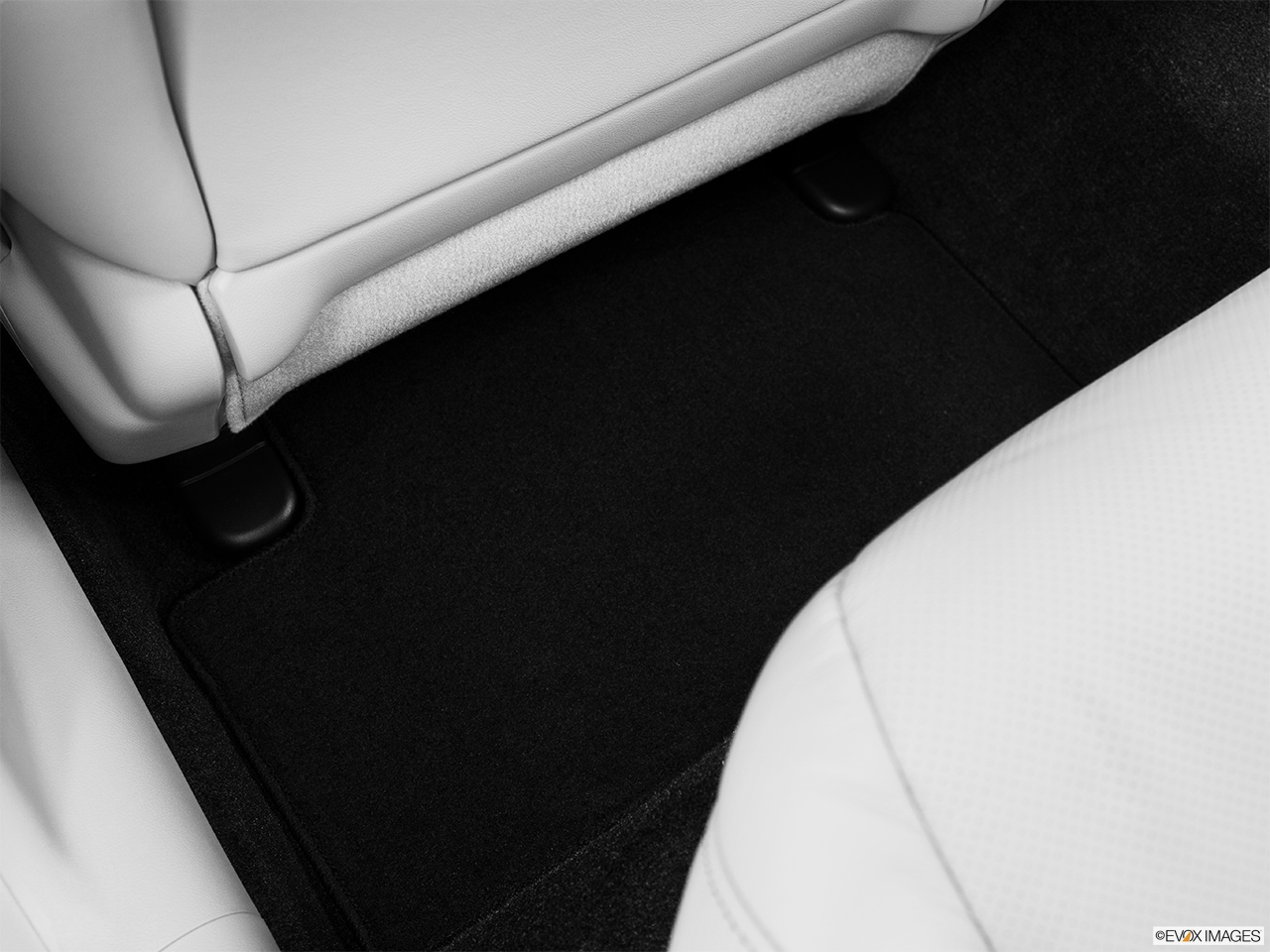 2013 Acura TSX Sport Wagon Base Rear driver's side floor mat. Mid-seat level from outside looking in. 