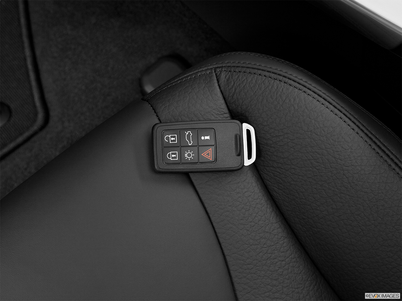 2014 Volvo XC60 T6 AWD Premier Plus Key fob on driver's seat. 