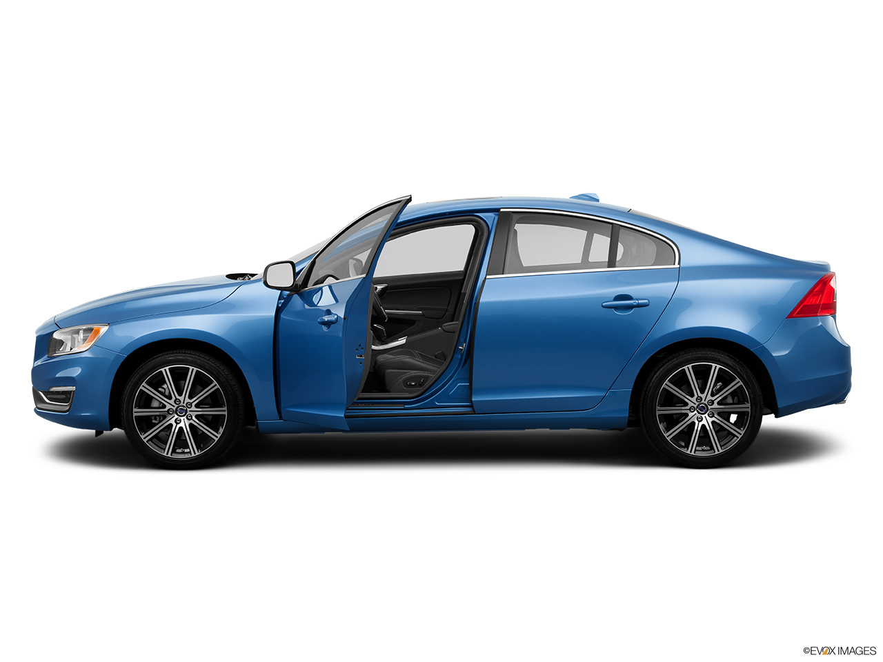 2014 Volvo S60 T5 FWD Premier Plus Driver's side profile with drivers side door open. 