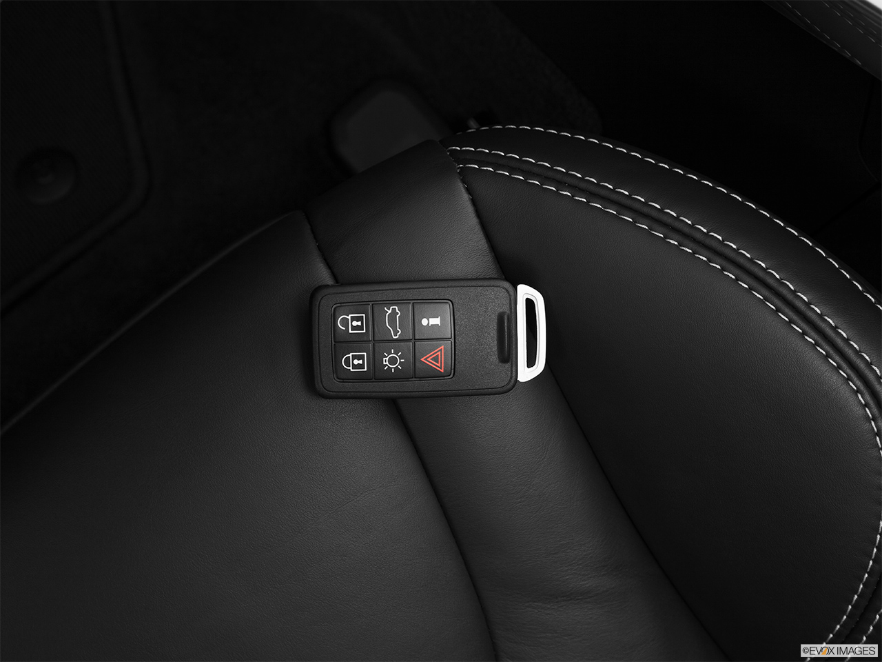 2014 Volvo S60 T5 FWD Premier Plus Key fob on driver's seat. 