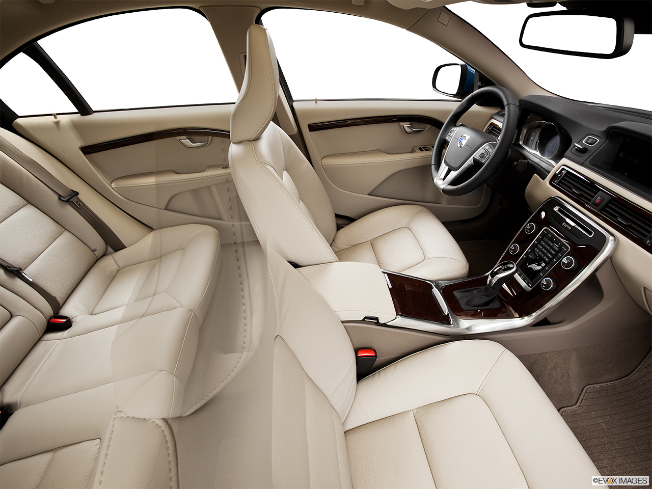 2014 Volvo S80 T6 AWD Platinum Fake Buck Shot - Interior from Passenger B pillar. 