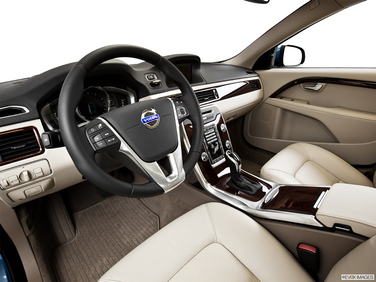 2014 Volvo S80 T6 AWD Platinum Interior Hero (driver's side). 
