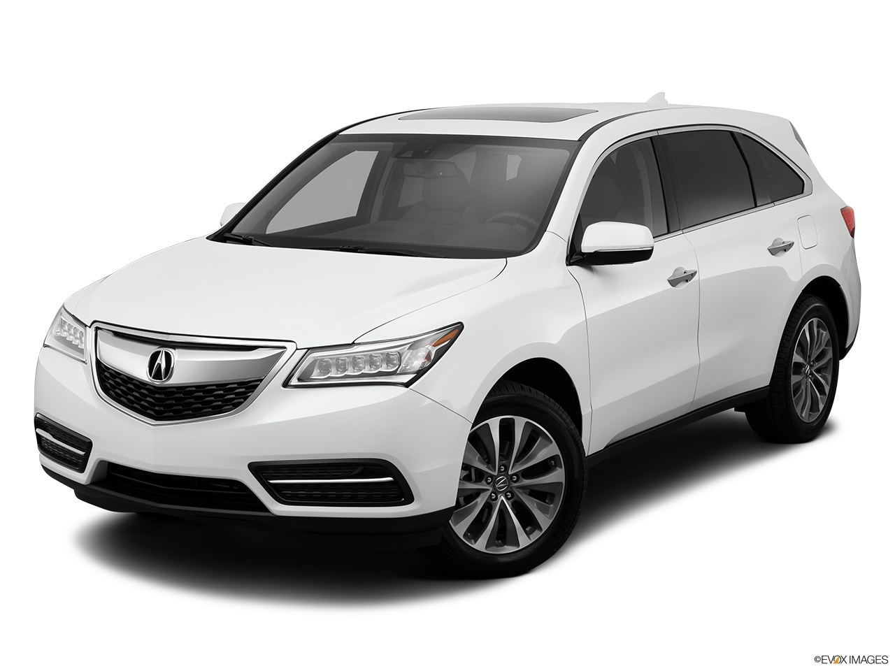 2014 Acura MDX SH-AWD Front angle view. 