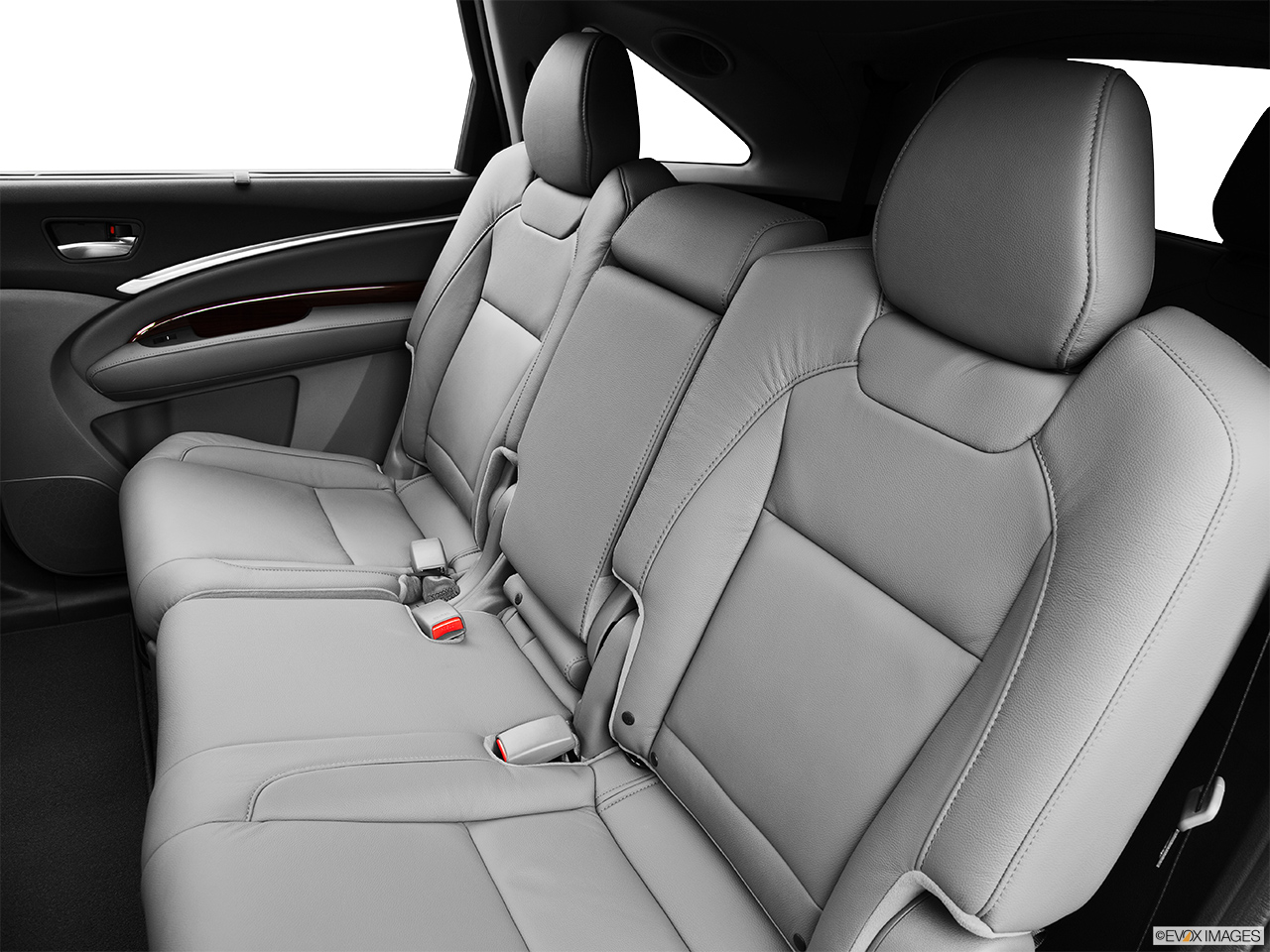 2014 Acura MDX SH-AWD Rear seats from Drivers Side. 