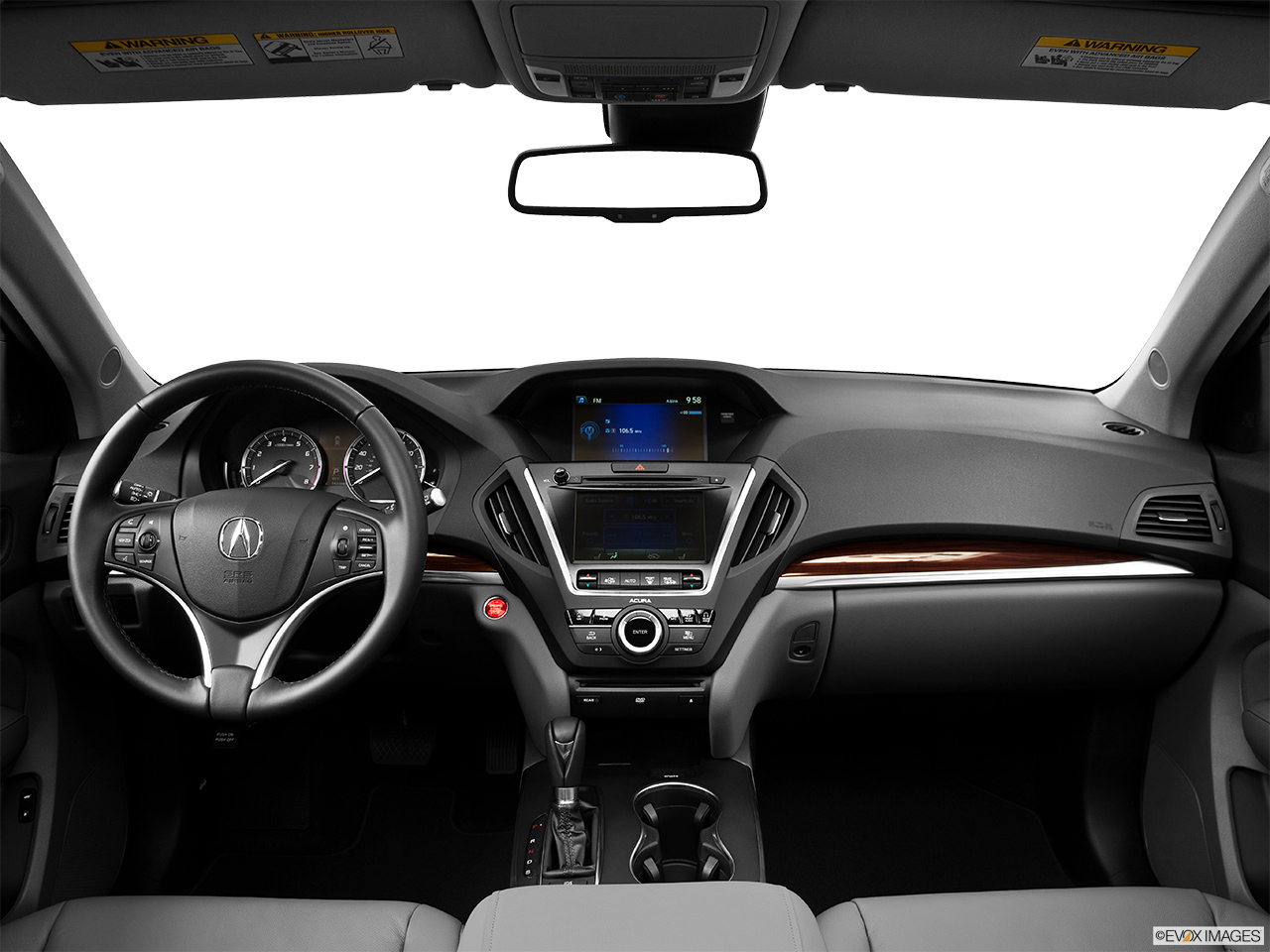 2014 Acura MDX SH-AWD Centered wide dash shot 