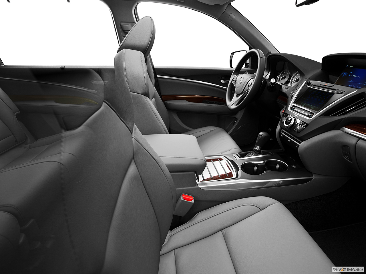 2014 Acura MDX SH-AWD Fake Buck Shot - Interior from Passenger B pillar. 