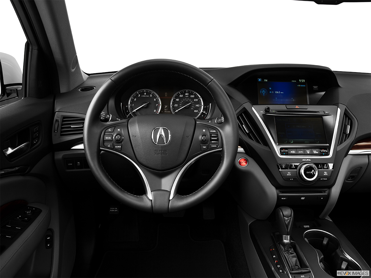 2014 Acura MDX SH-AWD Steering wheel/Center Console. 