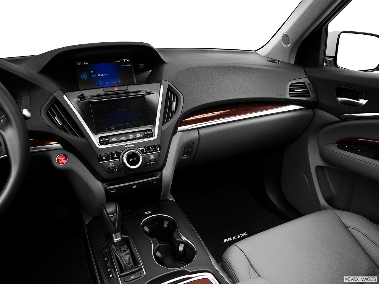 2014 Acura MDX SH-AWD Center Console/Passenger Side. 