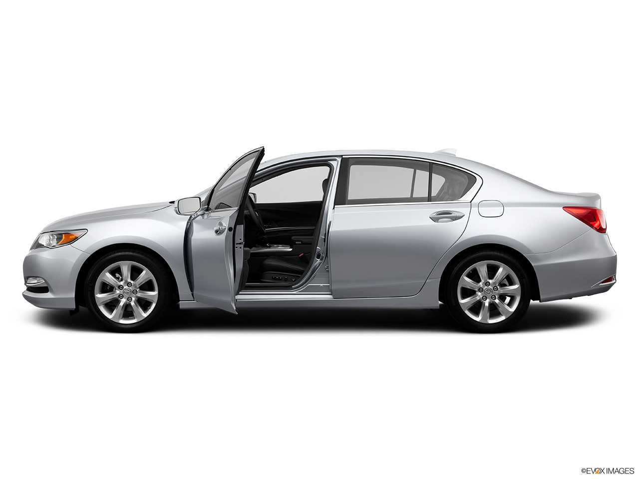 2014 Acura RLX Base Driver's side profile with drivers side door open. 