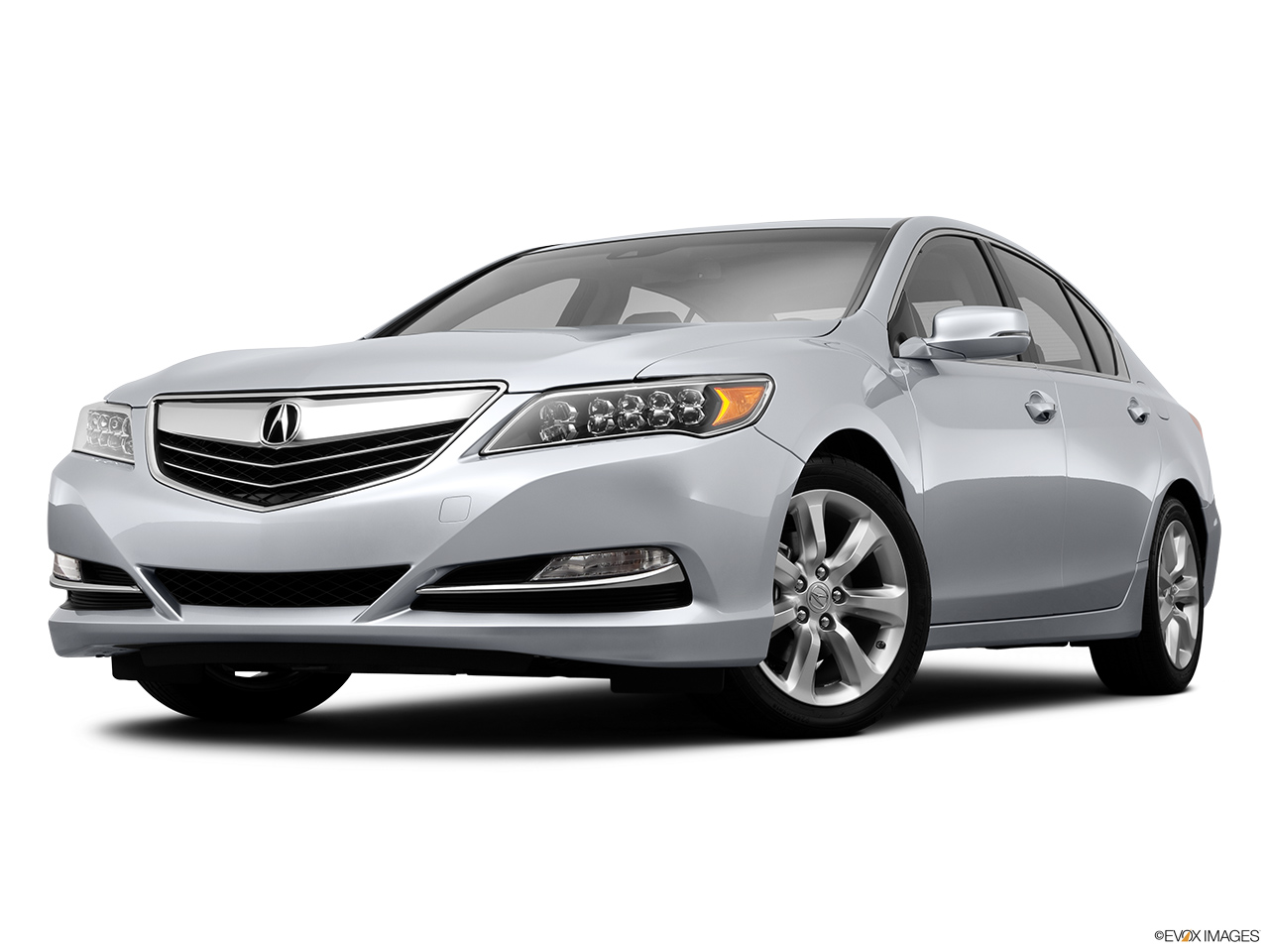 2014 Acura RLX Base Front angle view, low wide perspective. 
